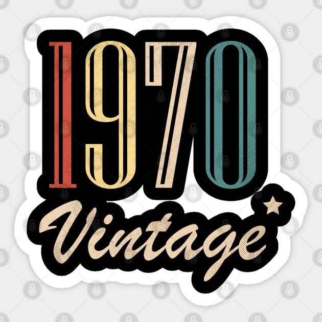 Vintage 1970 Sticker by BizZo